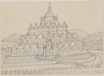 Nikifor Krynicki, City view.