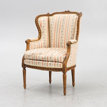 Armchair, Gustavian style, 20th century.