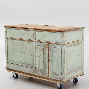 A painted pine sideboard, circa 1900.