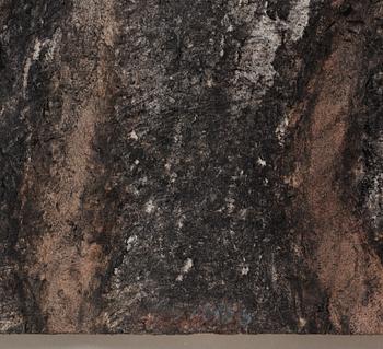 MICHEL HAAS, mixed media on paper, signed.