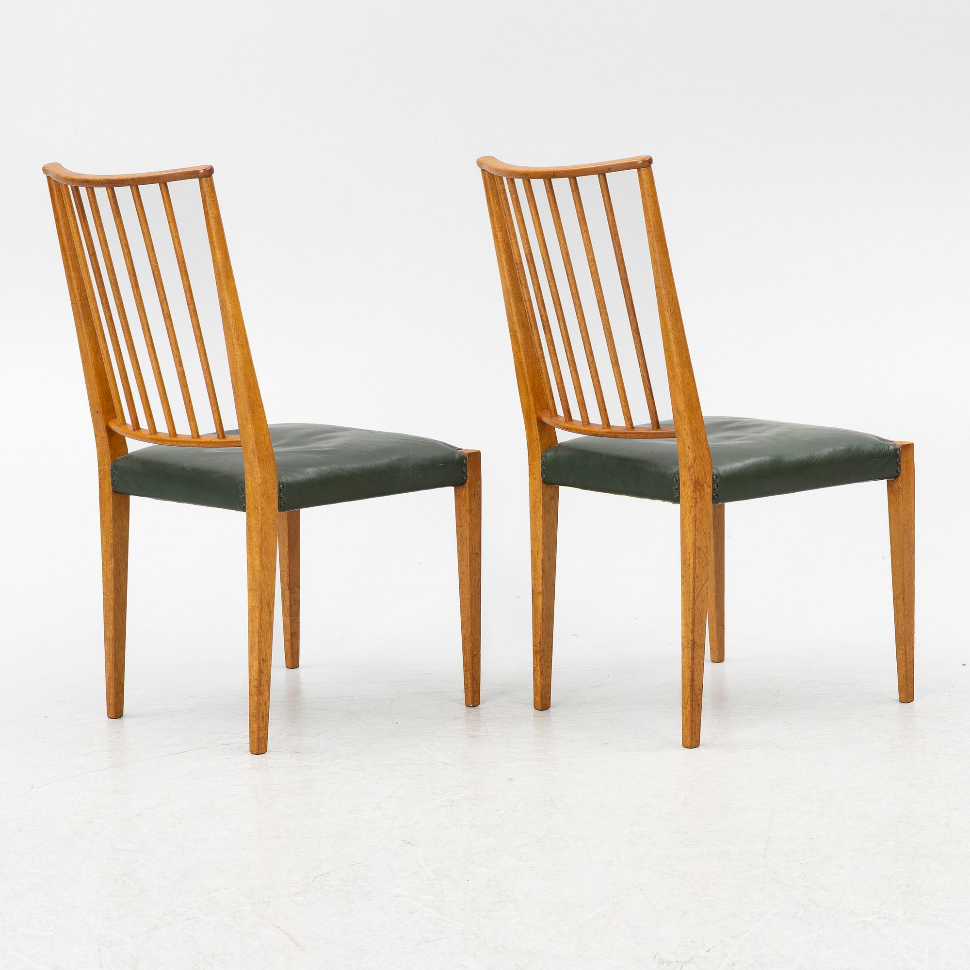 Josef Frank, Chairs, a pair, model 970, Svenskt Tenn.