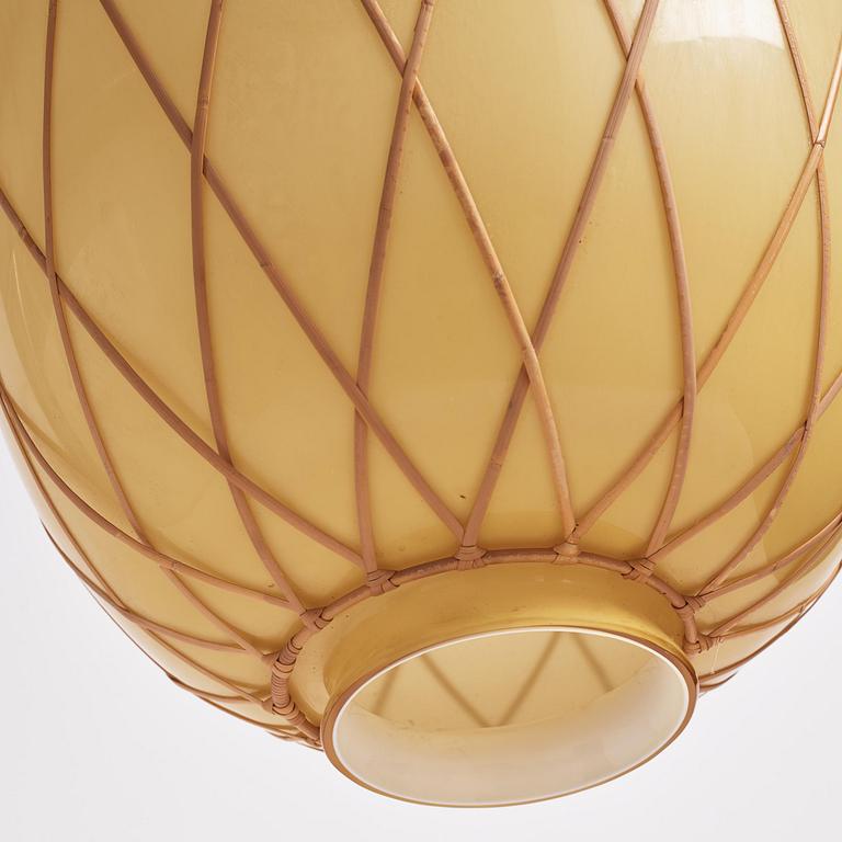 Harald Notini, taklampor, ett par, modell "11555", Arvid Böhlmarks Lampfabrik, Stockholm, 1940-tal.