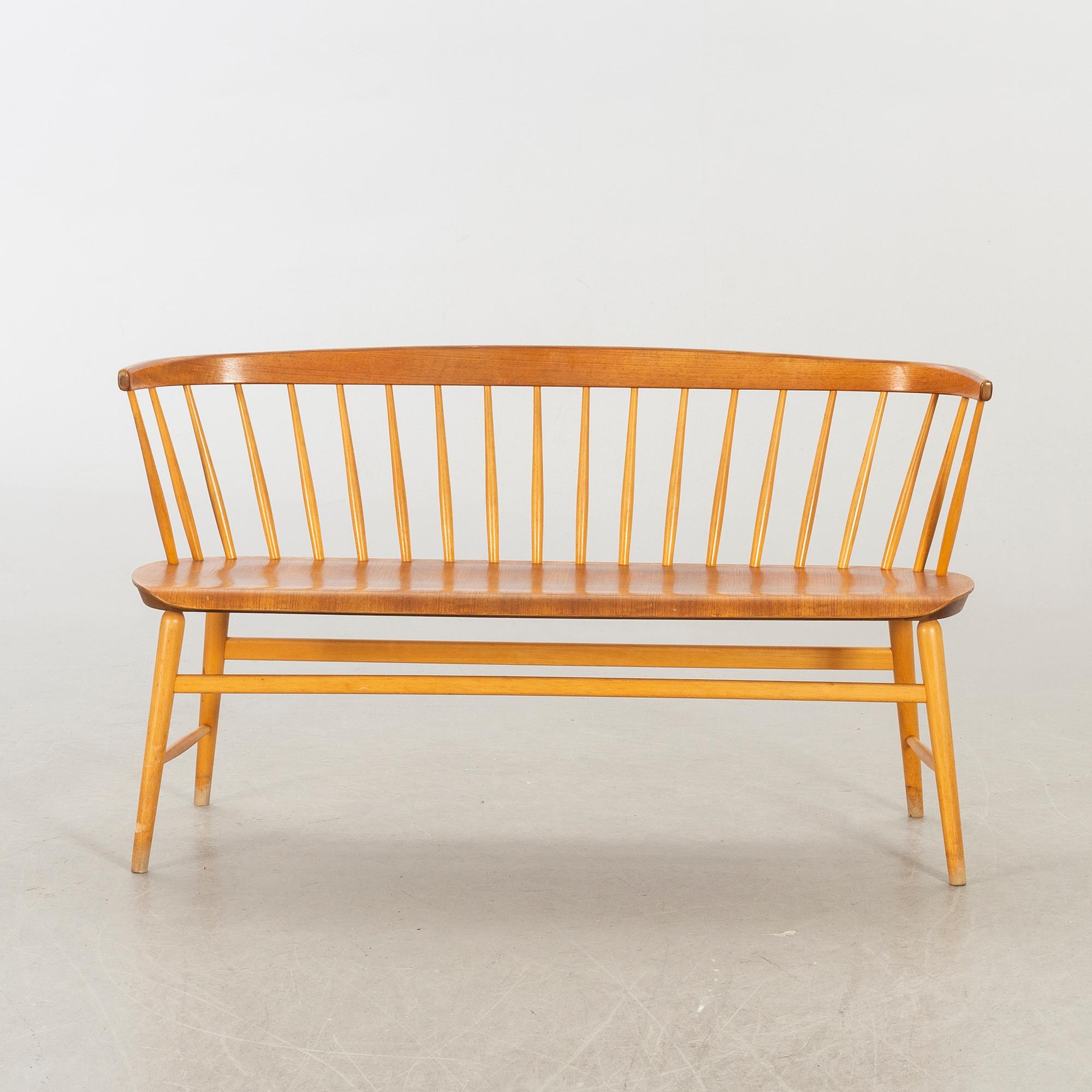 PINNSOFFA/SOFFA, "Florett", modell 150, Bröderna Wigells stolfabrik AB, omkring 1900-talets mitt.
