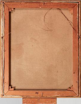 OKÄND KONSTNÄR, olja på duk, porträtt av Amiral Otto Lagerberg, 1800-tal. Epåletter och bok medföljer.