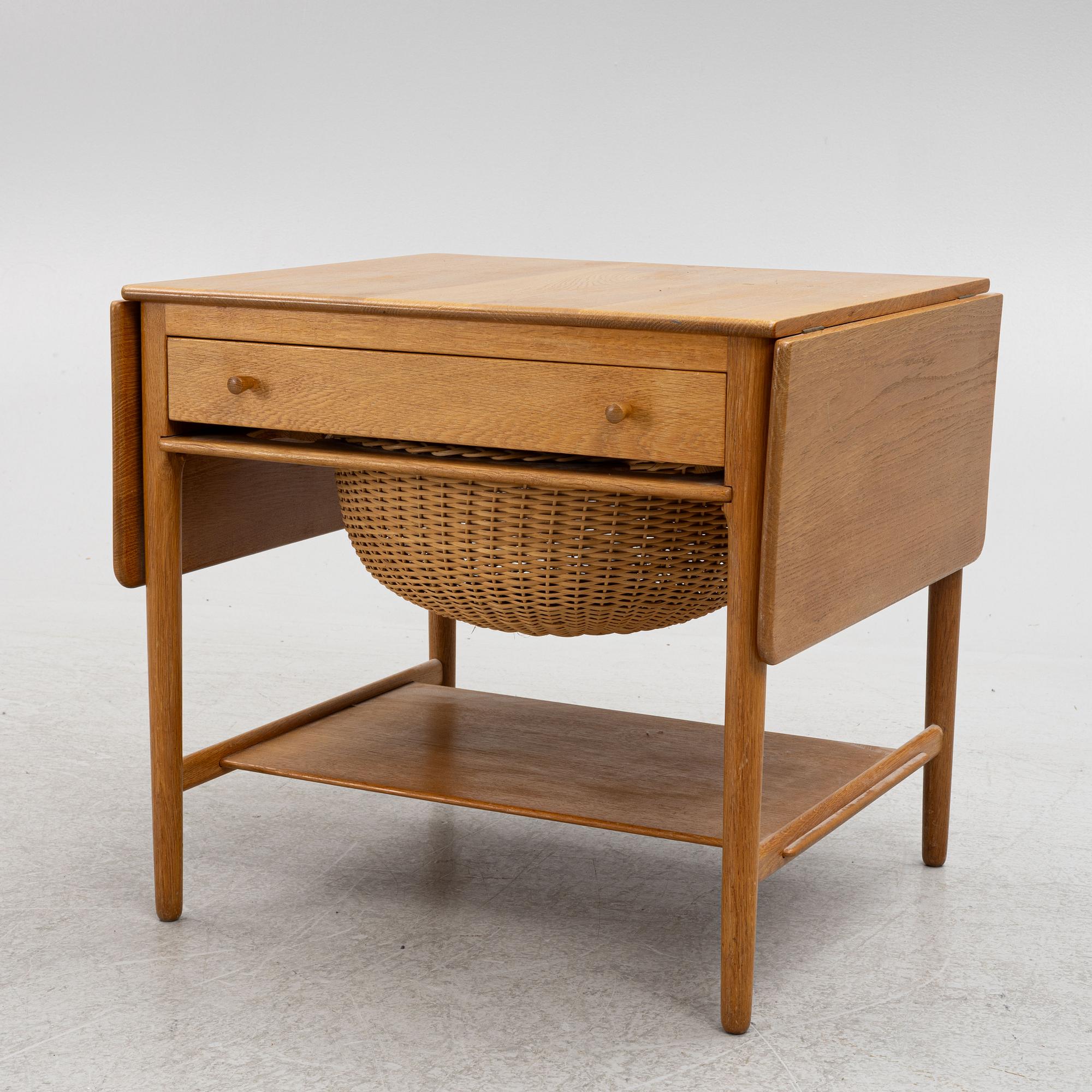 Hans J. Wegner, a sewing table "AT-33" Andreas Tuck Denmark.