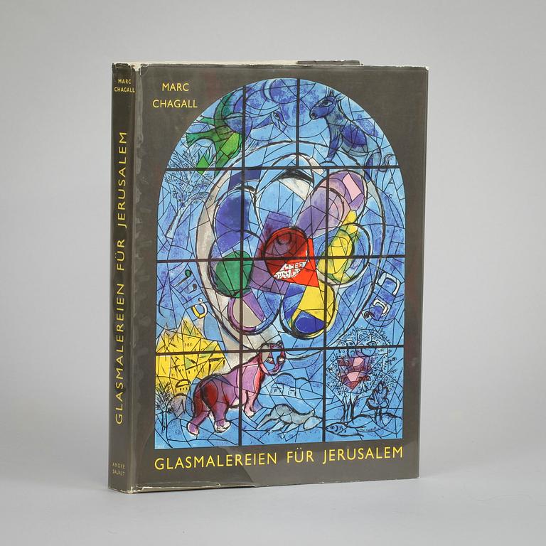 BOK, Marc Chagall, innehållande 2 färglitografier.