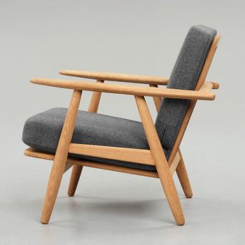 HANS J WEGNER, a model "GE 240" easy chair "The Cigar" by Getama, Denmark 1950-60's.