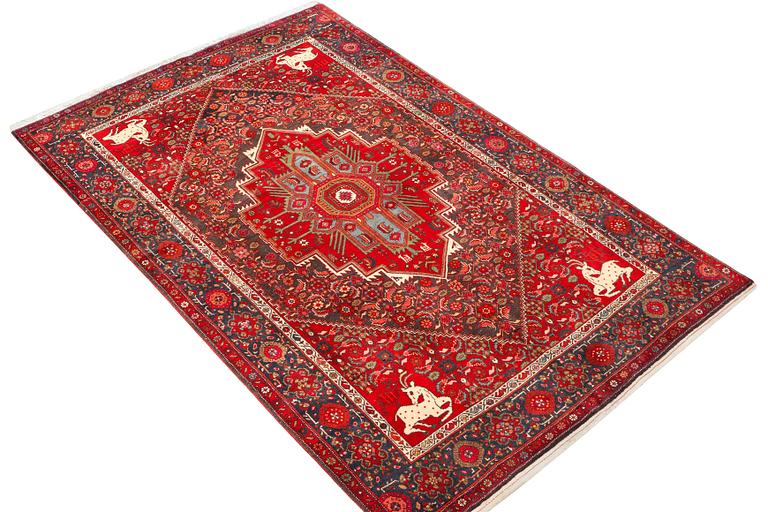 A Bidjar carpet, Old, c. 205 x 130 cm.