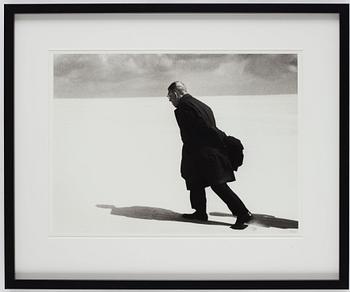 Antanas Sutkus, 'J.P Sartre in Lithuania, Nida, 1965'.