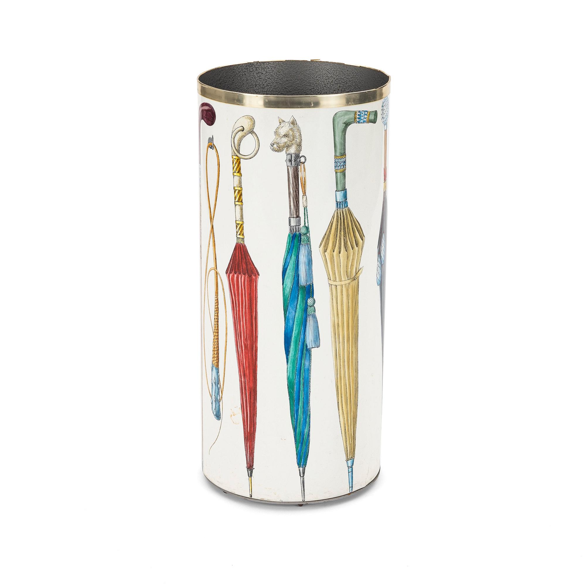 Piero Fornasetti, an umbrella stand, Studio Fornasetti Milan, Italy.