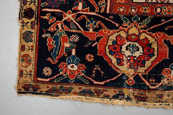 Matto, antique Azerbaijan, 19th century or older, ca 466,5 x 185 cm.