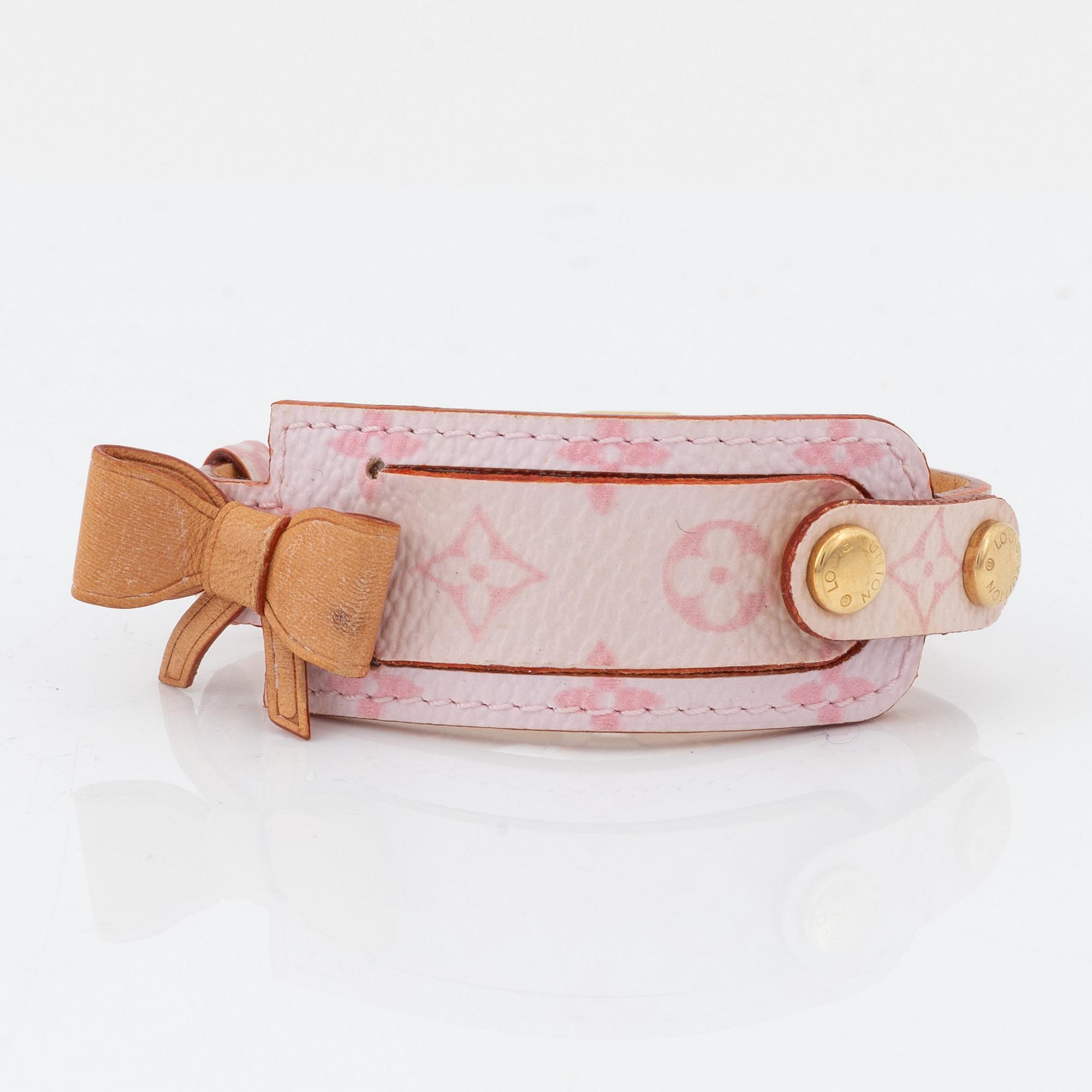 Louis Vuitton, armband "Takashi Murakami monogram address bracelet", 2003.