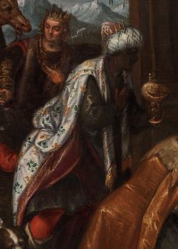 Jacobo Bassano Hans krets, Konungarnas tillbedjan.