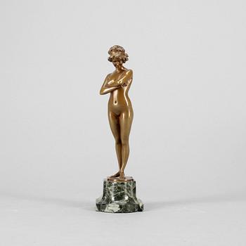 SKULPTUR, brons, signerad Philippe Fec, 1900-talets första kvartal.