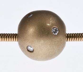 HALSBAND, guld, Lantz, 1900/2000-tal.