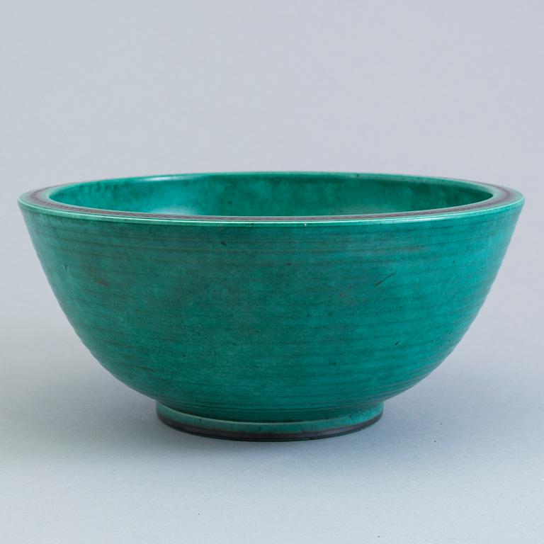 WILHELM KÅGE, an 'Argenta' stoneware bowl form Gustavsberg, 1933.