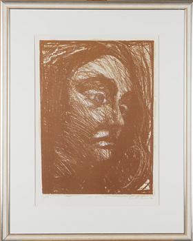 KUUTTI LAVONEN, litografi, signerad och daterad 1987, numrerad 41/50.