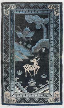 Rug, China Baotou semi-antique/antique approx. 160x90 cm.