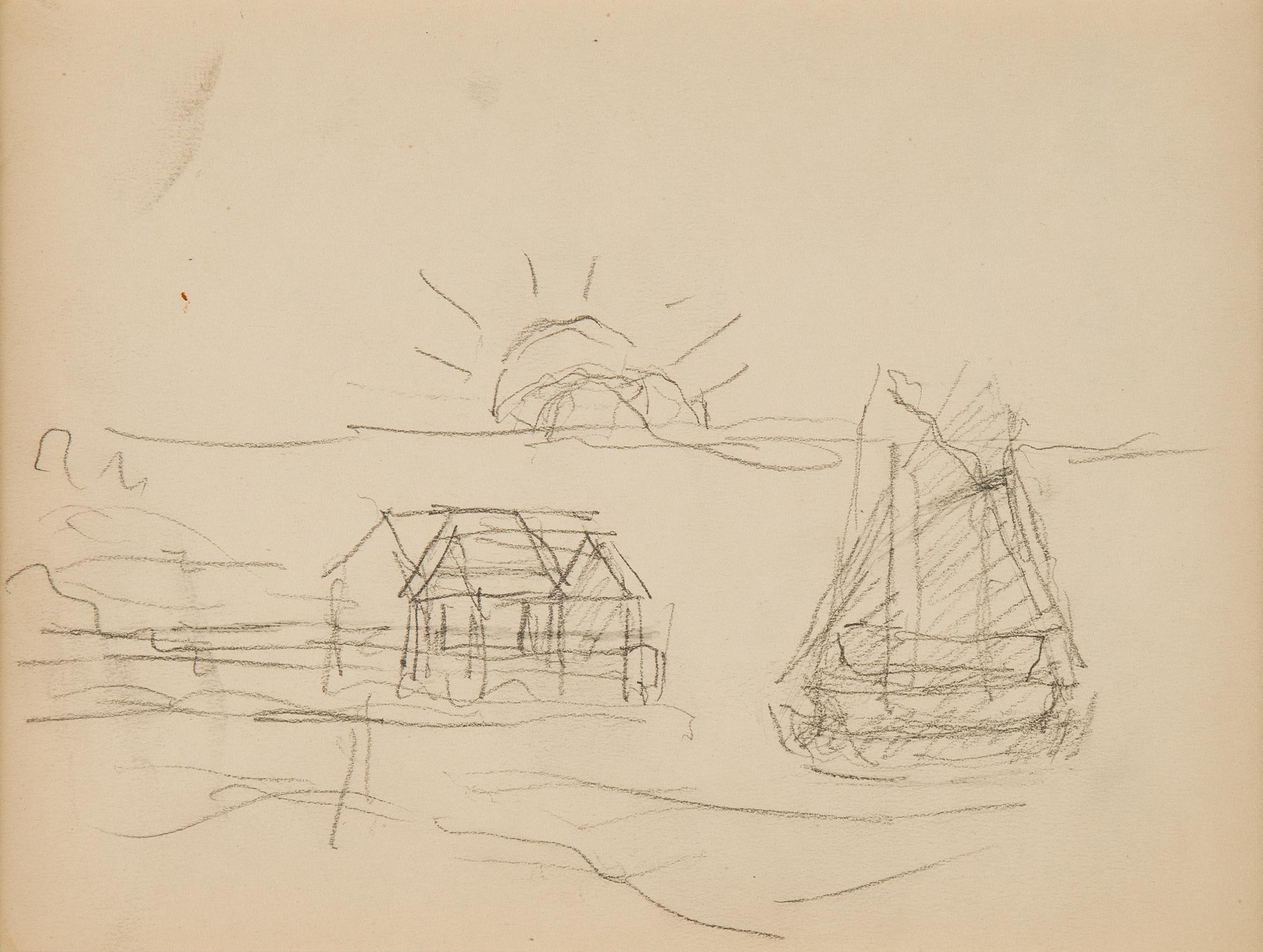 Carl Kylberg, pencil drawing.