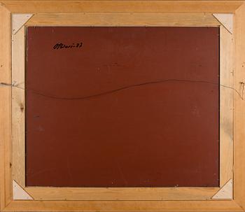 OIVA POLARI, öljy kankaalle, pingotettu levylle, signeerattu ja päivätty -87.