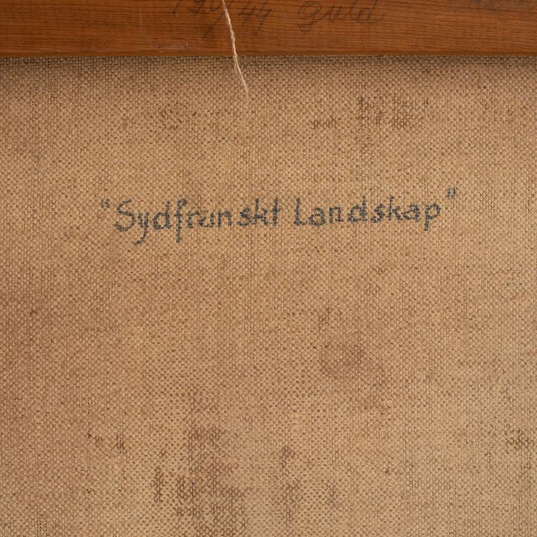 Gösta Nordblad, olja på duk, signerad och daterad Paris 1926.