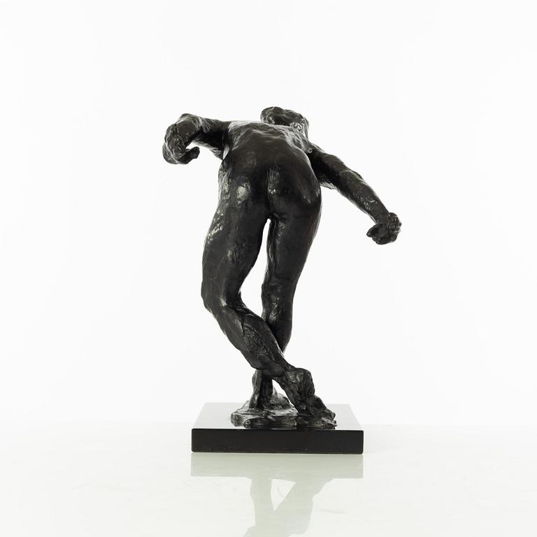 Gudmar Olovson, sculpture. Signed. Numbered. Foundry mark. Bronze, total height 35 cm, length 29 cm.