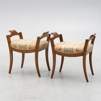 Banquets, a pair, Karl Johan, first half of the 19th century.