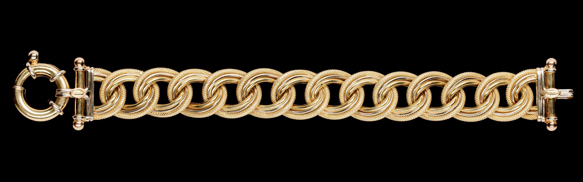 BRACELET, gold. Weight 39 g.