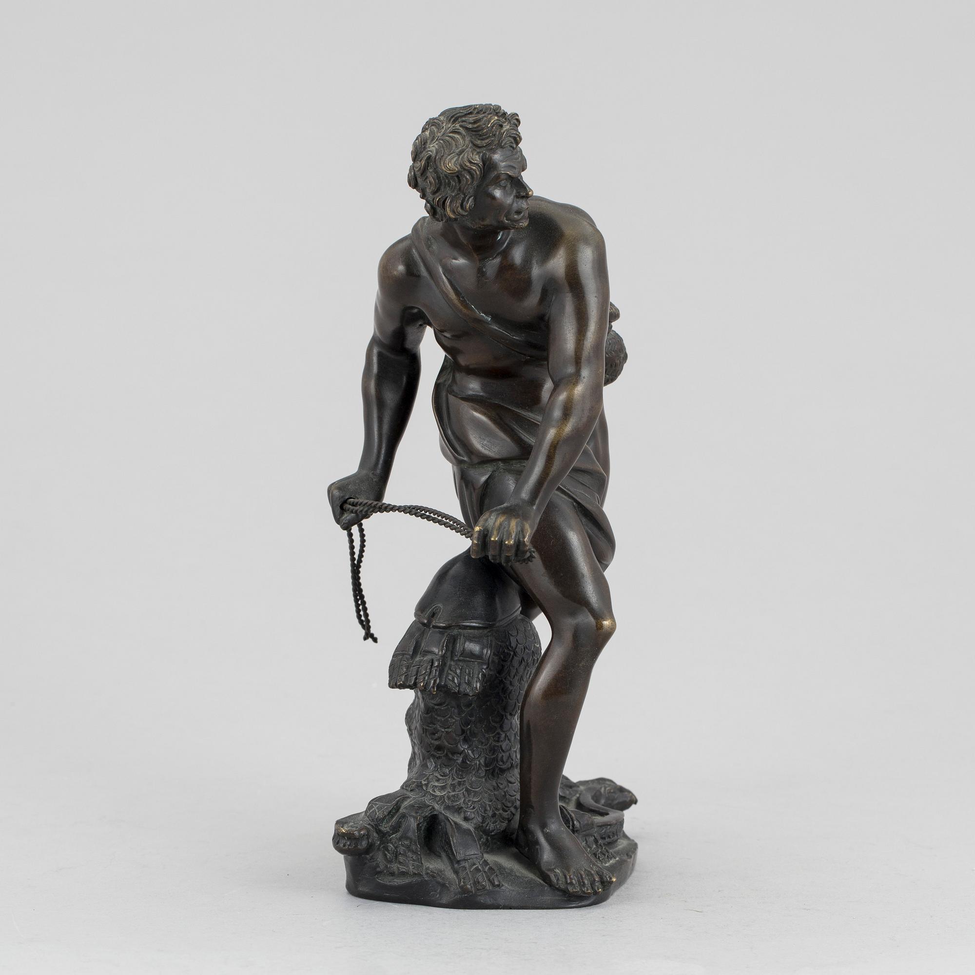 SKULPTUR, brons, ej sign, 1800-tal.