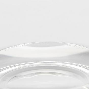 Aimo Okkolin, an ashtray, "Flying saucer" signed Riihimäen Lasi Oy A. Okkolin.