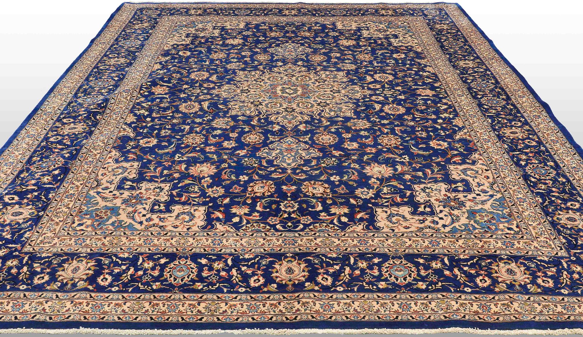 A carpet, Kashmar, ca 390 x 300 cm.