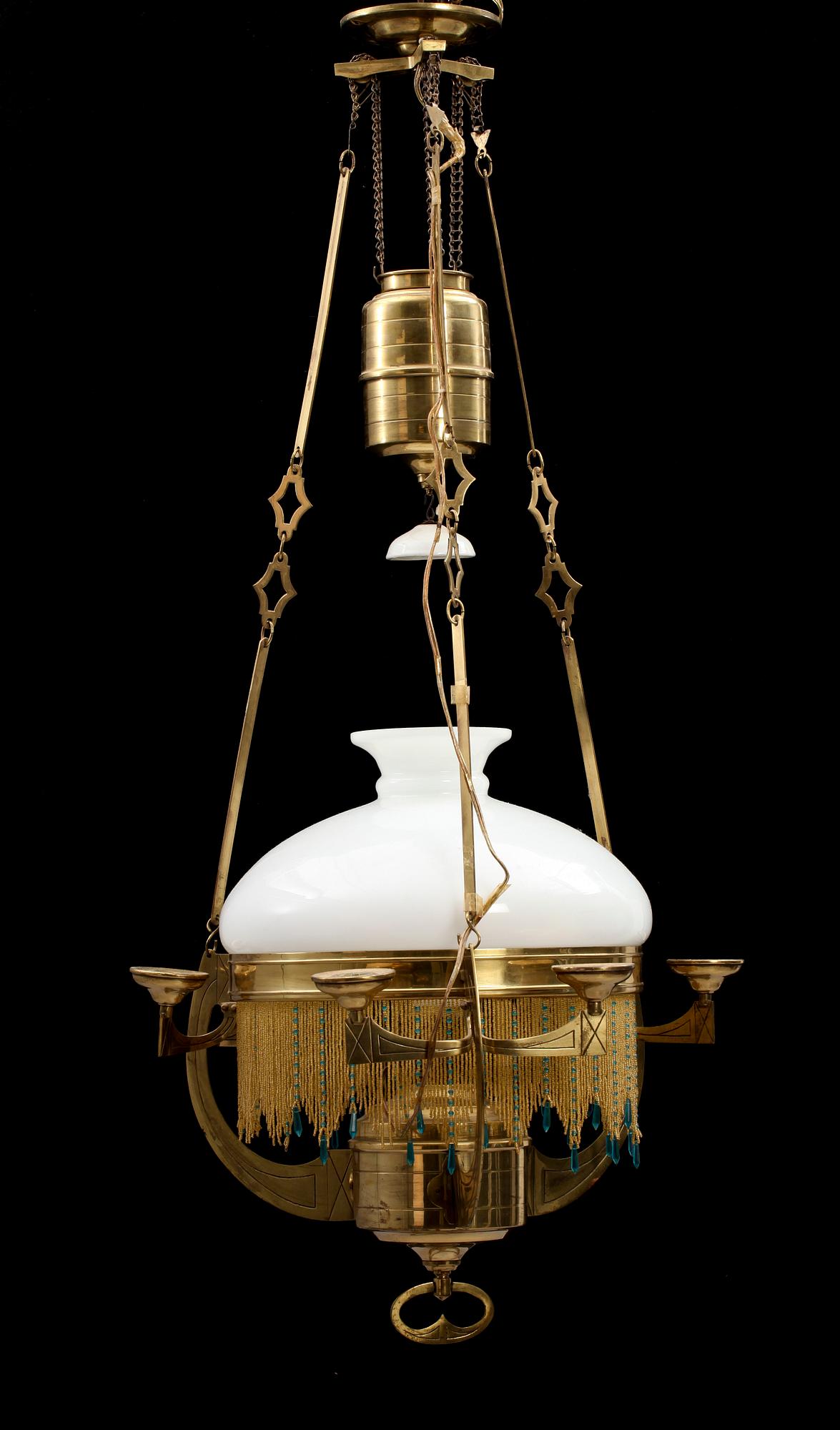 TAKFOTOGENLAMPA, Jugend, 1900-talets början. Diam 47.