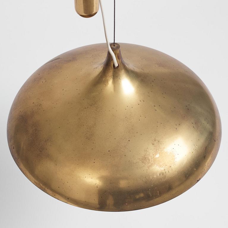 Bröderna Malmströms Metallvarufabrik, taklampa, modell "1576", Malmö, 1950-tal.
