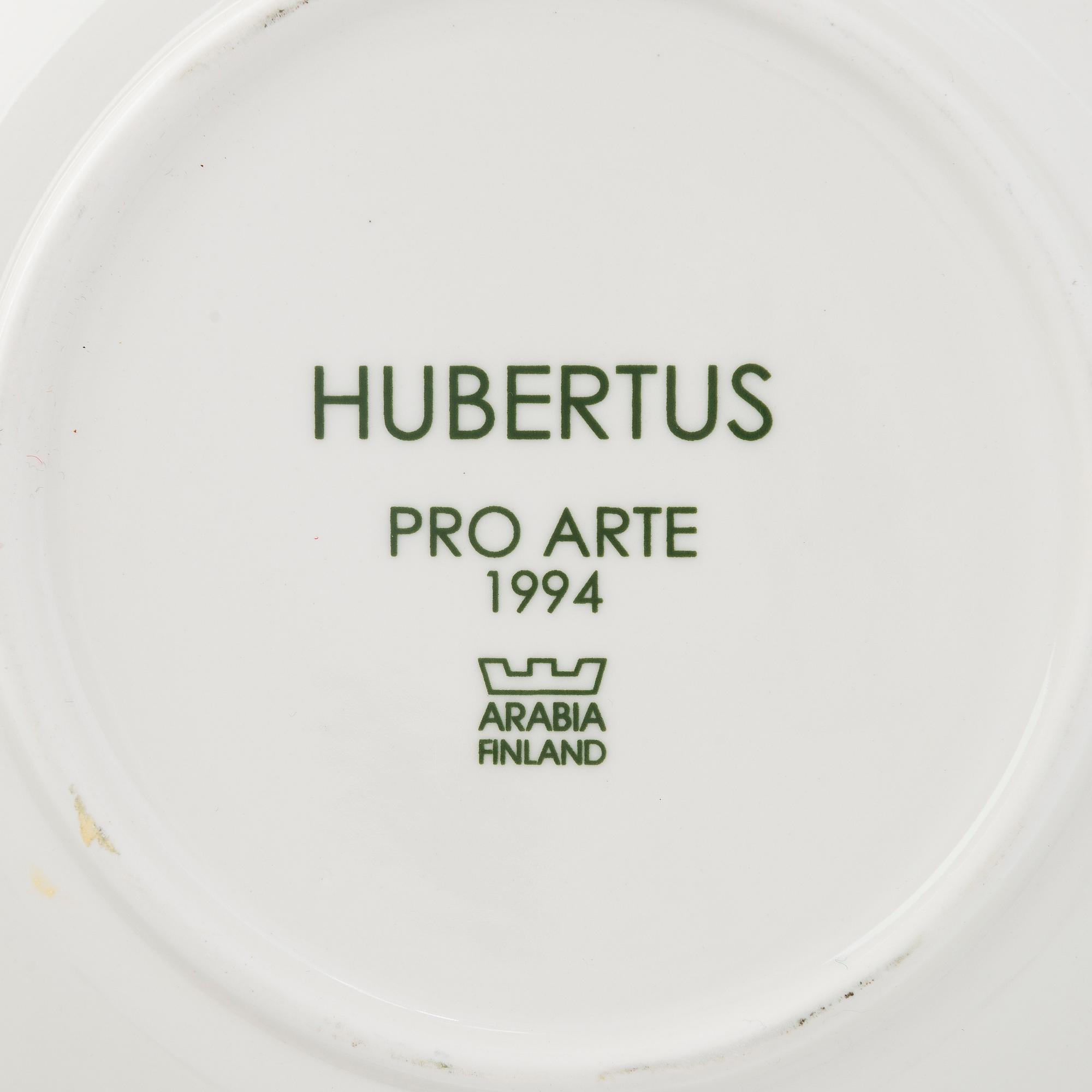 Dorrit von Fieandt terrin, "Hubertus"-serien, Pro Arte 1994, Arabia Finland.