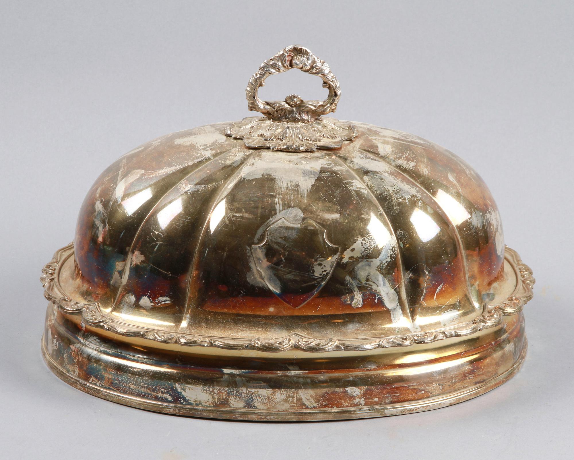 SERVERINGSHUV, nysilver, rokokostil 1900-tal.