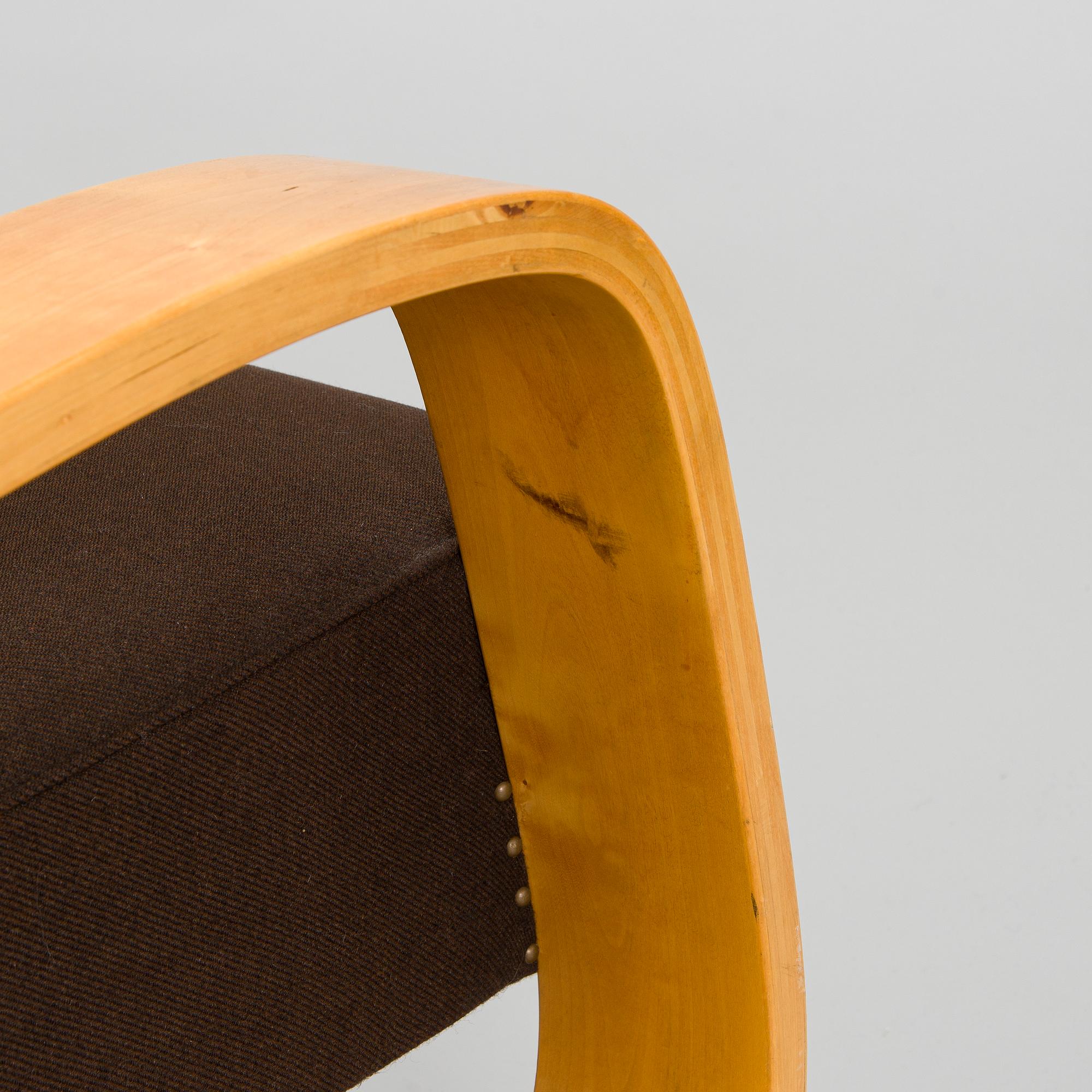 Alvar Aalto, a 1940s armchair modell 38 'Tank' for Huonekalu- ja Rakennustyötehdas A.B.