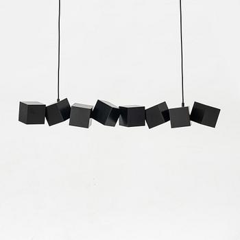 Markus Johansson, ceiling lamp, "Blockchain pendant", Oblure, Gothenburg, Sweden.