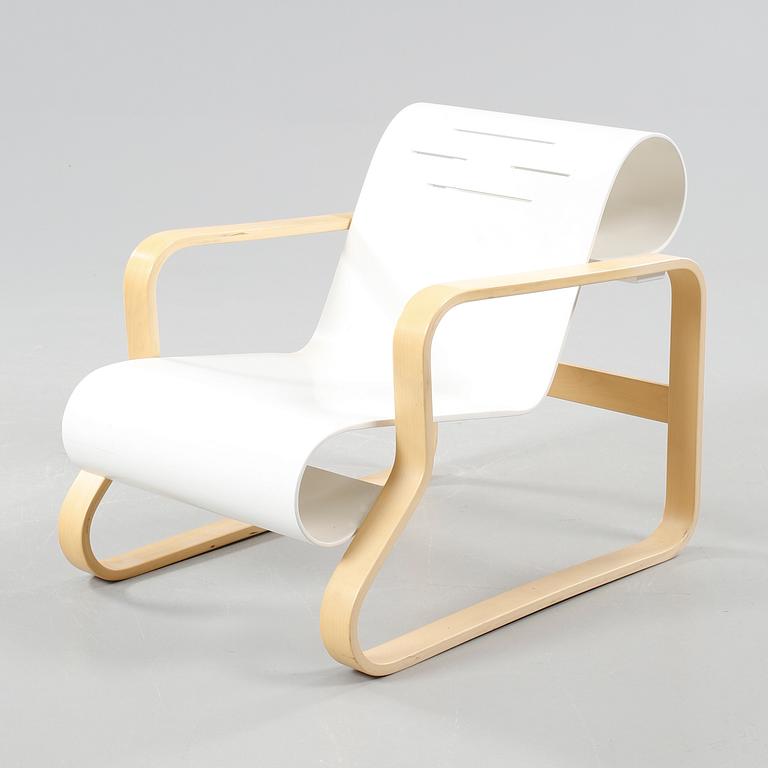 ALVAR AALTO, an armchair from the second half of the 20th century.