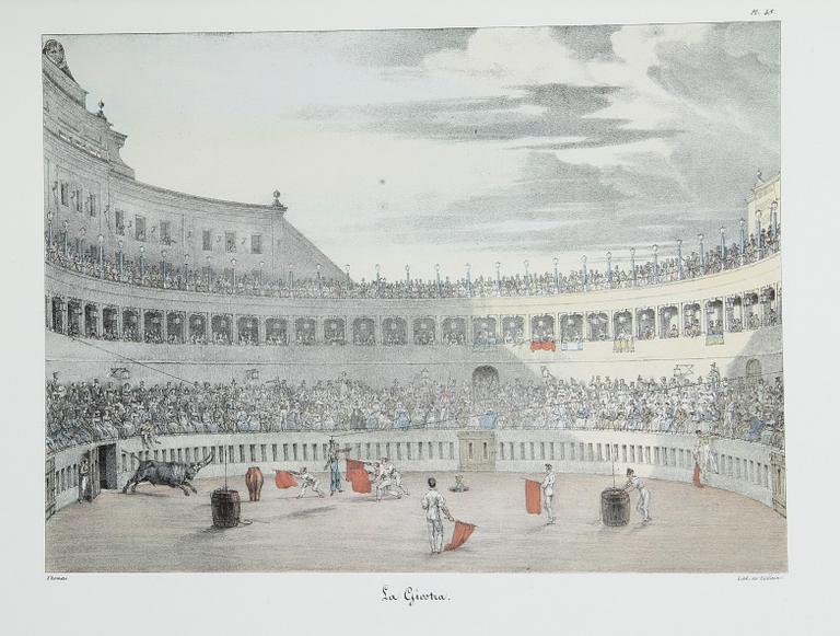 FAKSIMIL, "Un an à Rome et dans ses environs", efter Antoine-Jean-Baptiste Thomas, , numrerad 438/999, utgiven 1972.
