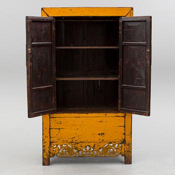 A Chinese wooden cabinet, Shangxi, circa 1900.