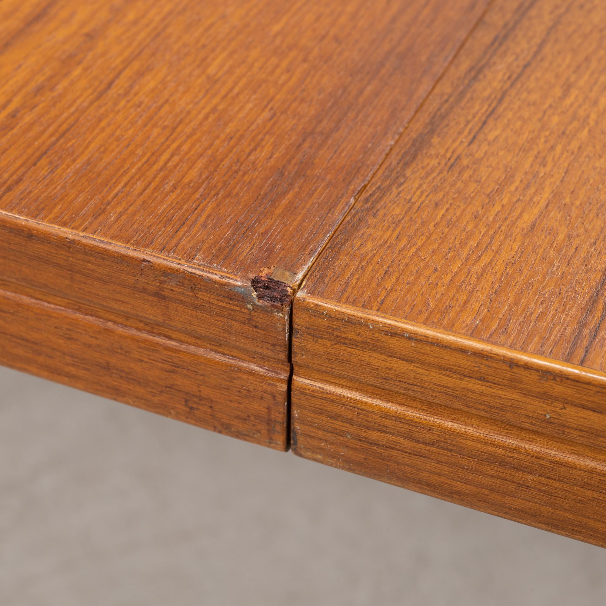 A teak dining table from Skaraborgs Möbelindustri, Tibro, 1960s.