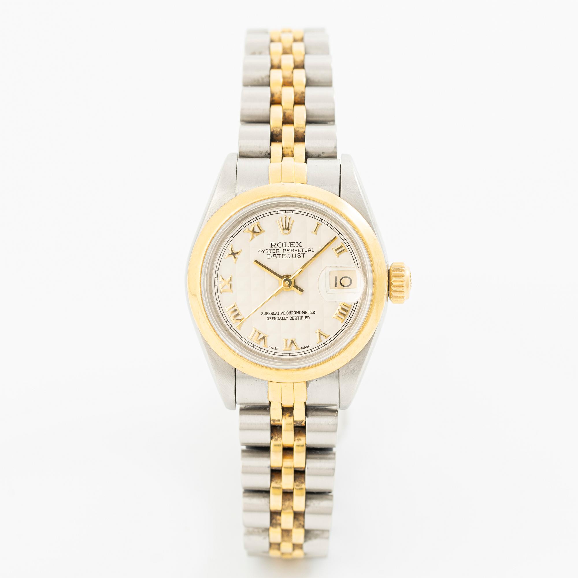 Rolex, Datejust, wristwatch, 26 mm.