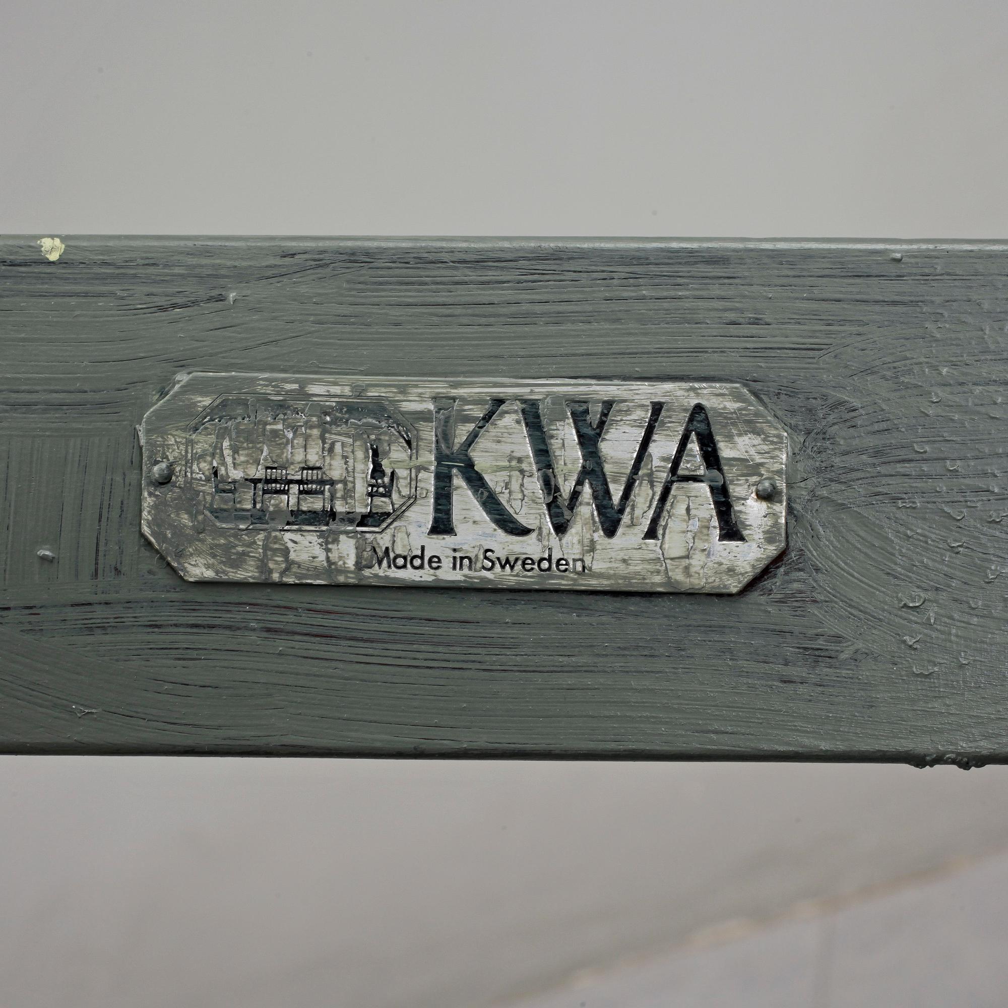 TRÄDGÅRDSMÖBLER, 7 delar, Knäreds Werkstads AB (KWA), sekelskifte 1900/2000.