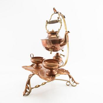 Tea set 4 dl early 20th century Gottfrid Larsson Eskilstuna.