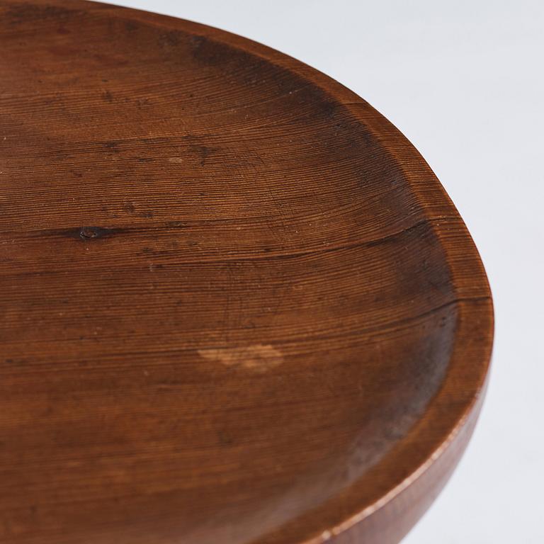 Axel Einar Hjorth, a stained pine 'Utö' table, Nordiska Kompaniet, 1930s.