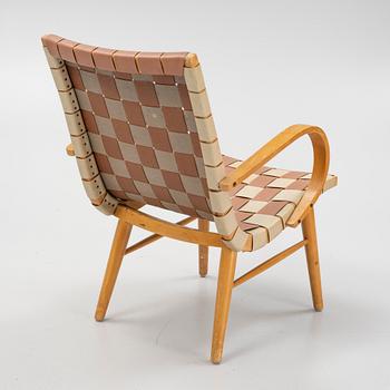 An easy chair attributed to Yngve Ekström, 1940s.