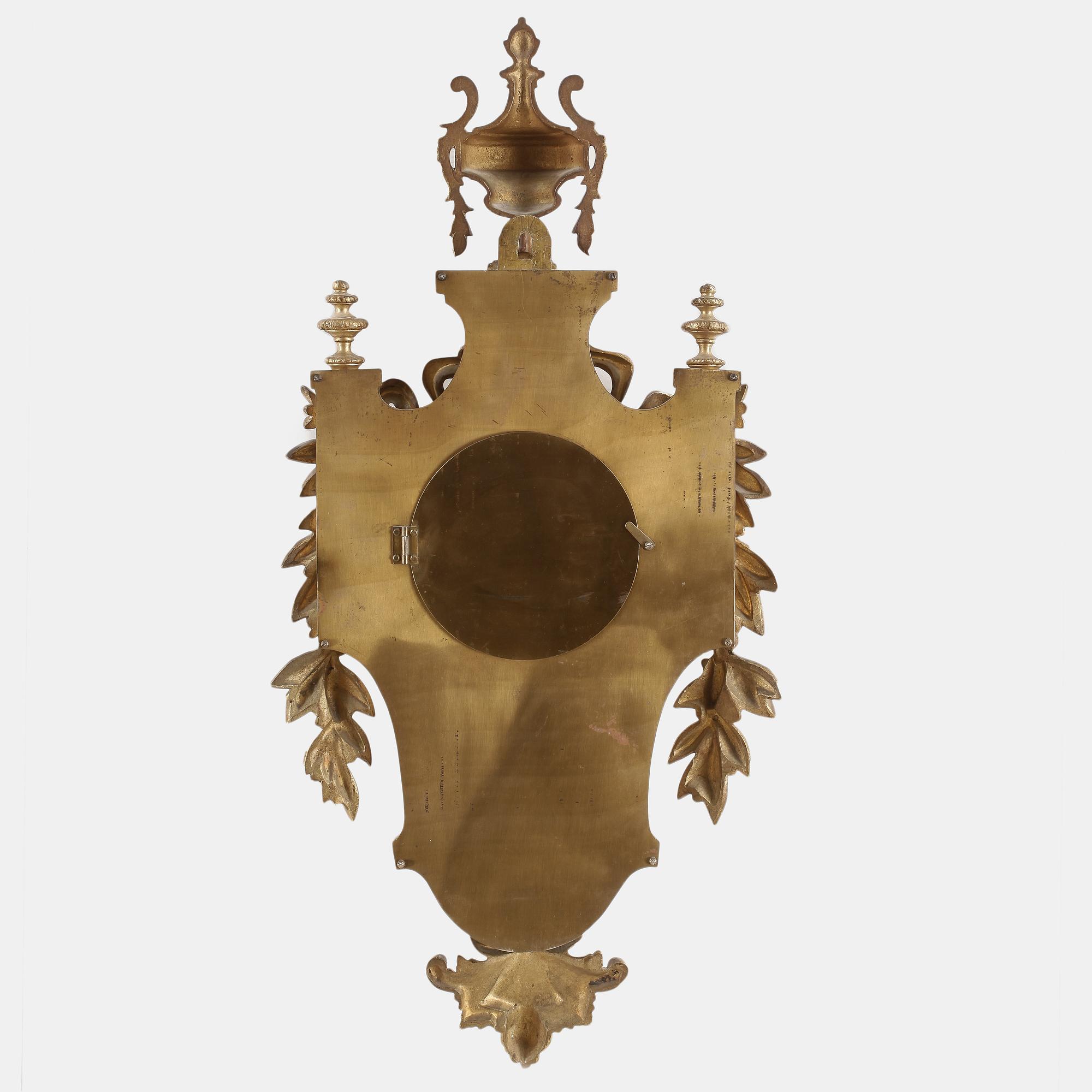 VÄGGPENDYL, gustaviansk stil, 1900-tal.