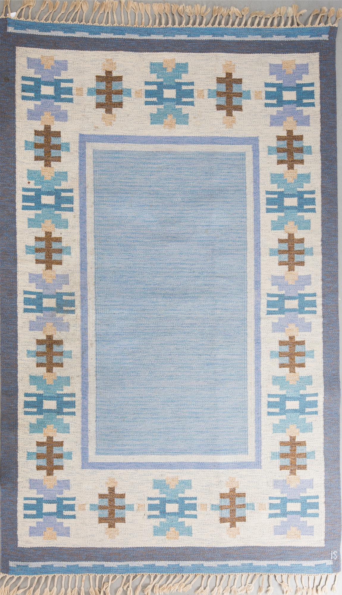 MATTA, rölakan, signerad IS (Ingegerd Silow). Ca 279 x 197 cm.