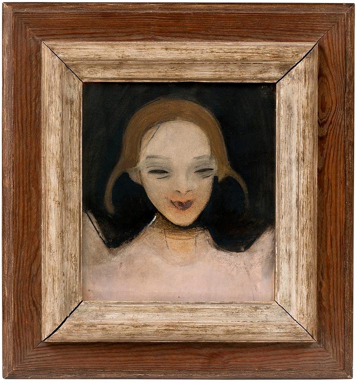 Helene Schjerfbeck, "LEENDE FLICKA".