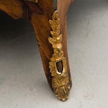 A Swedish Rococo 18th century commode by G. Foltiern.